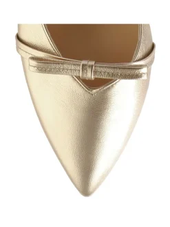 Högl Ballerinas^Leder-Slingballerinas in Gold