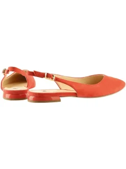 Högl Ballerinas^Leder-Slingballerinas in Rot