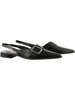 Leder-Slingballerinas in Schwarz>Högl Hot