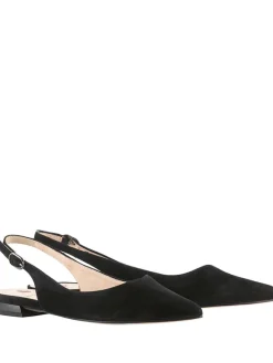 Högl Ballerinas^Leder-Slingballerinas in Schwarz