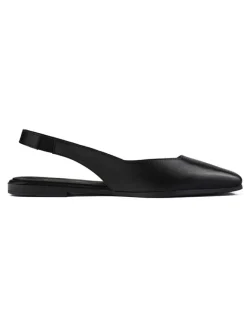 Leder-Slingballerinas in Schwarz>loft37 Online