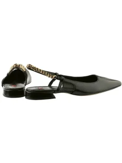 Högl Ballerinas^Leder-Slingballerinas in Schwarz