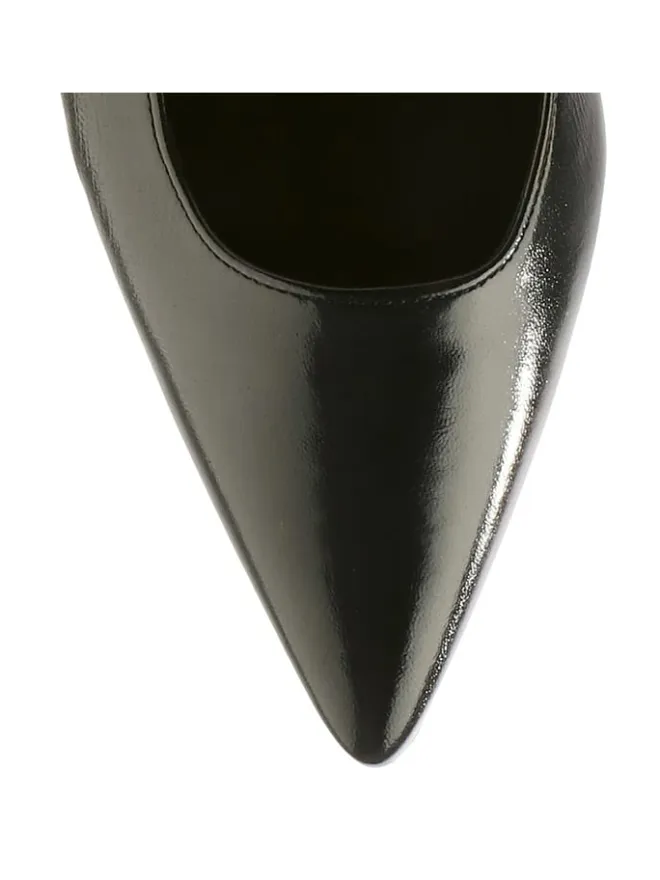 Högl Ballerinas^Leder-Slingballerinas in Schwarz