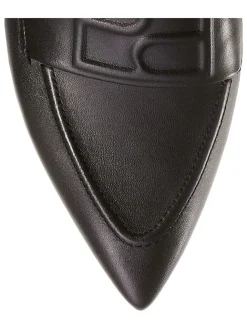 Leder-Slingballerinas 