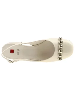 Leder-Slingpumps "Ashley" in Creme>Högl