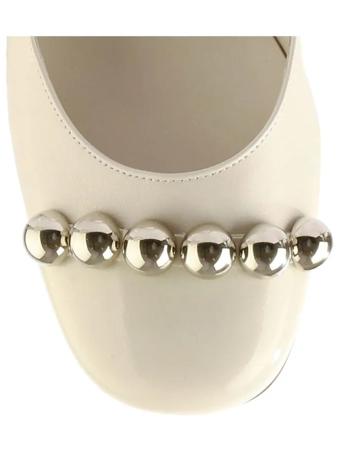 Leder-Slingpumps "Ashley" in Creme>Högl