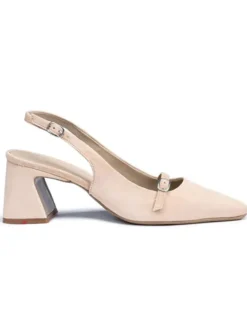 LLOYD Pumps^Leder-Slingpumps in Beige