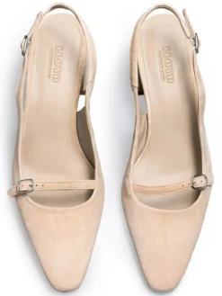 LLOYD Pumps^Leder-Slingpumps in Beige