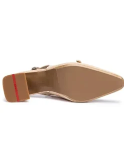 LLOYD Pumps^Leder-Slingpumps in Beige
