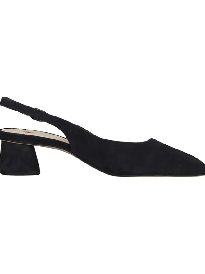 Högl Pumps^Leder-Slingpumps in Dunkelblau