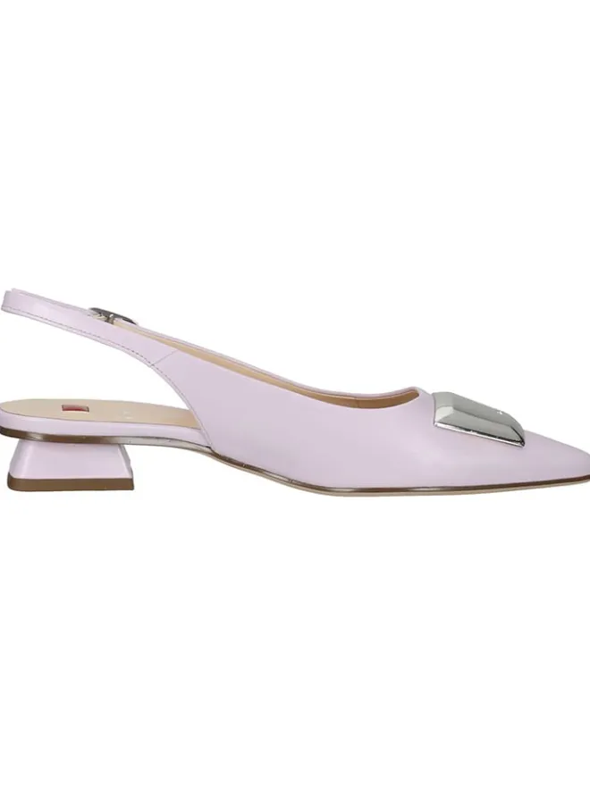 Leder-Slingpumps in Lila>Högl Clearance
