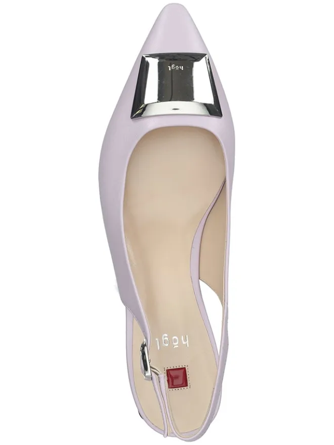 Leder-Slingpumps in Lila>Högl Clearance