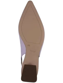 Leder-Slingpumps in Lila><noscript><img width=