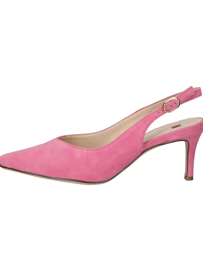 Leder-Slingpumps in Pink>Högl Discount