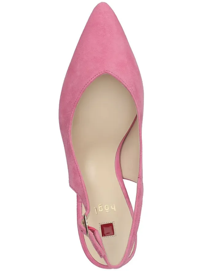 Leder-Slingpumps in Pink>Högl Discount