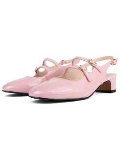 loft37 Pumps^Leder-Slingpumps in Rosa