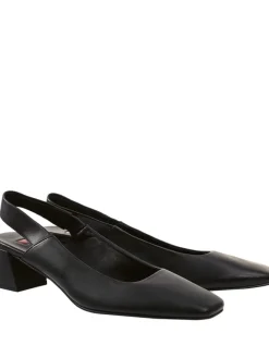 Leder-Slingpumps in Schwarz>Högl Clearance