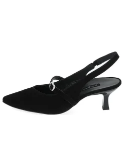 Paul Green Pumps^Leder-Slingpumps in Schwarz