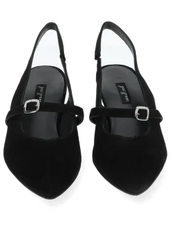 Paul Green Pumps^Leder-Slingpumps in Schwarz