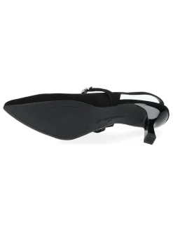 Paul Green Pumps^Leder-Slingpumps in Schwarz