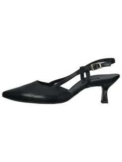 Paul Green Pumps^Leder-Slingpumps in Schwarz