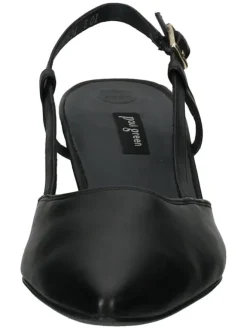Paul Green Pumps^Leder-Slingpumps in Schwarz