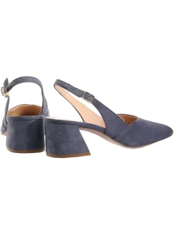 Leder-Slingpumps "Laura" in Blau>Högl Sale