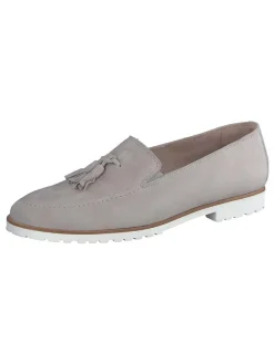 Paul Green Halbschuhe^Leder-Slipper in Grau