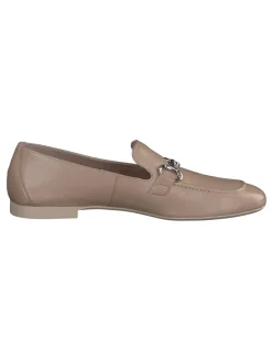 Paul Green Halbschuhe^Leder-Slipper in Hellbraun