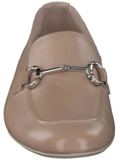Paul Green Halbschuhe^Leder-Slipper in Hellbraun