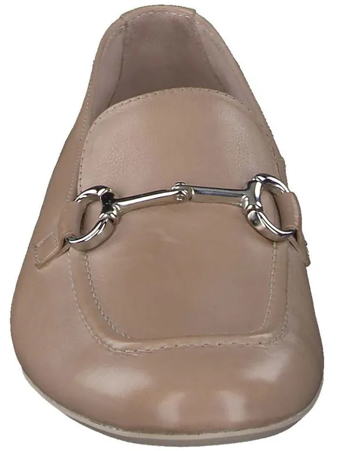 Paul Green Halbschuhe^Leder-Slipper in Hellbraun