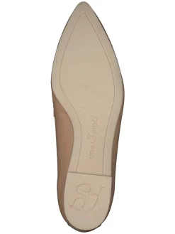 Paul Green Halbschuhe^Leder-Slipper in Hellbraun