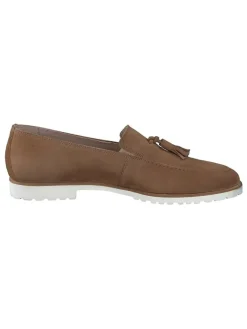 Paul Green Halbschuhe^Leder-Slipper in Hellbraun