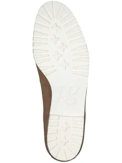 Paul Green Halbschuhe^Leder-Slipper in Hellbraun