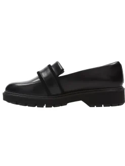 Clarks Halbschuhe^Leder-Slipper "Alexa Ruby" in Schwarz