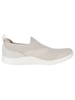 Skechers Halbschuhe^Leder-Slipper "Arch Fit Refine" in Beige