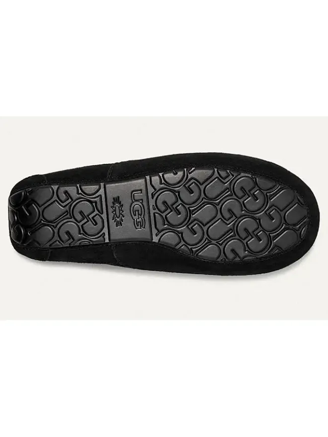 UGG Halbschuhe^Leder-Slipper "Ascot" in Schwarz