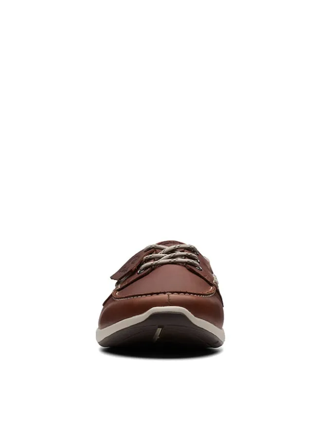 Leder-Slipper "ATL Sail Go" in Braun>Clarks Online