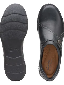 Clarks Halbschuhe^Leder-Slipper 