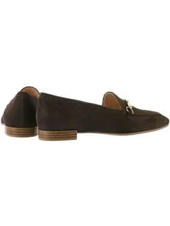 Högl Halbschuhe^Leder-Slipper "Close" in Braun