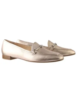 Högl Halbschuhe^Leder-Slipper "Close" in Gold