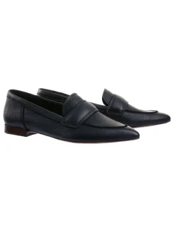 Högl Halbschuhe^Leder-Slipper "Geena" in Dunkelblau
