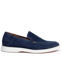 Leder-Slipper "Hunter" in Dunkelblau>LLOYD Best