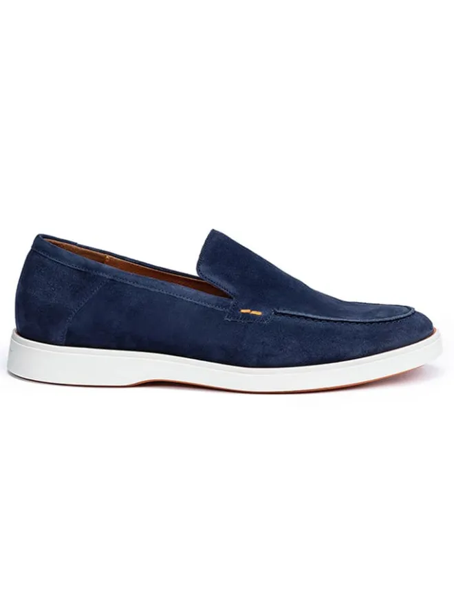 Leder-Slipper "Hunter" in Dunkelblau>LLOYD Best
