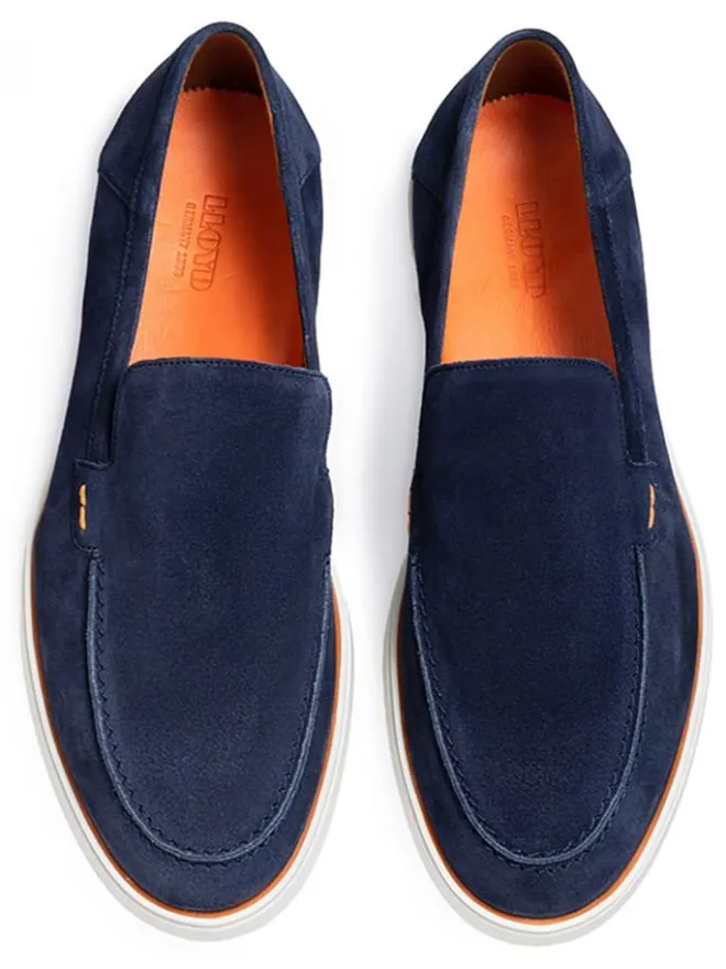Leder-Slipper "Hunter" in Dunkelblau>LLOYD Best