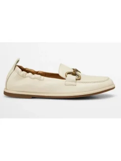 Leder-Slipper in Beige>Marc O'Polo Shoes Online