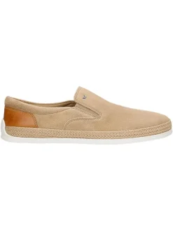 Wojas Halbschuhe^Leder-Slipper in Beige
