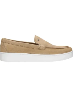 Wojas Halbschuhe^Leder-Slipper in Beige