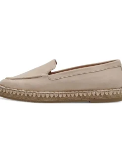 Tamaris Halbschuhe^Leder-Slipper in Beige