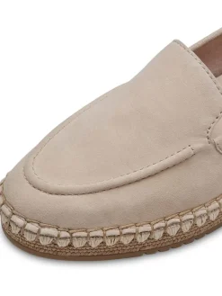 Tamaris Halbschuhe^Leder-Slipper in Beige
